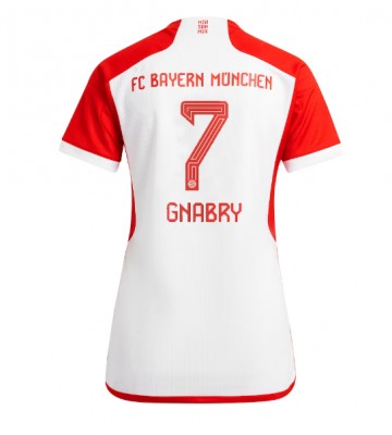 Bayern Munich Serge Gnabry #7 Primera Equipación Mujer 2023-24 Manga Corta